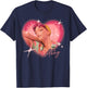 Kpop Demon Hunters The Saja Boys Abby Charming Gaze Heart T-Shirt - T-Shirt | Navy