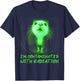 I'm Contaminated with Radiation Funny Internet Cat Meme T-Shirt - T-Shirt | Navy