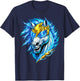Charger Horse Lightning Bolt Stallion Women Kids T-Shirt - T-Shirt | Navy