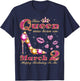 This Queen was Born on March 2, 2nd March Birthday T-Shirt - T-Shirt | Navy