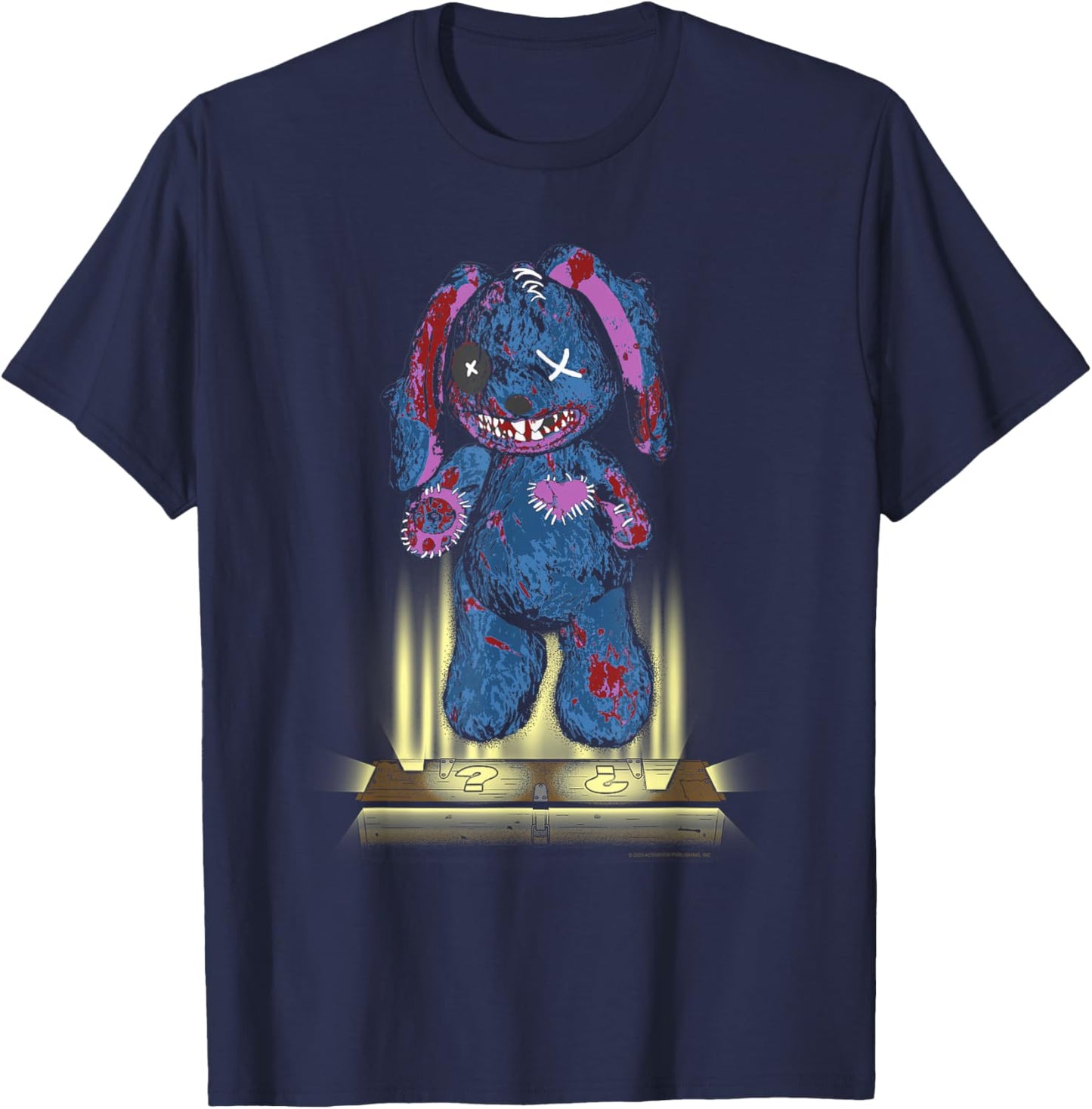 Call of Duty Mister Peeks Mystery Box Bunny Video Game T-Shirt - T-Shirt | Navy
