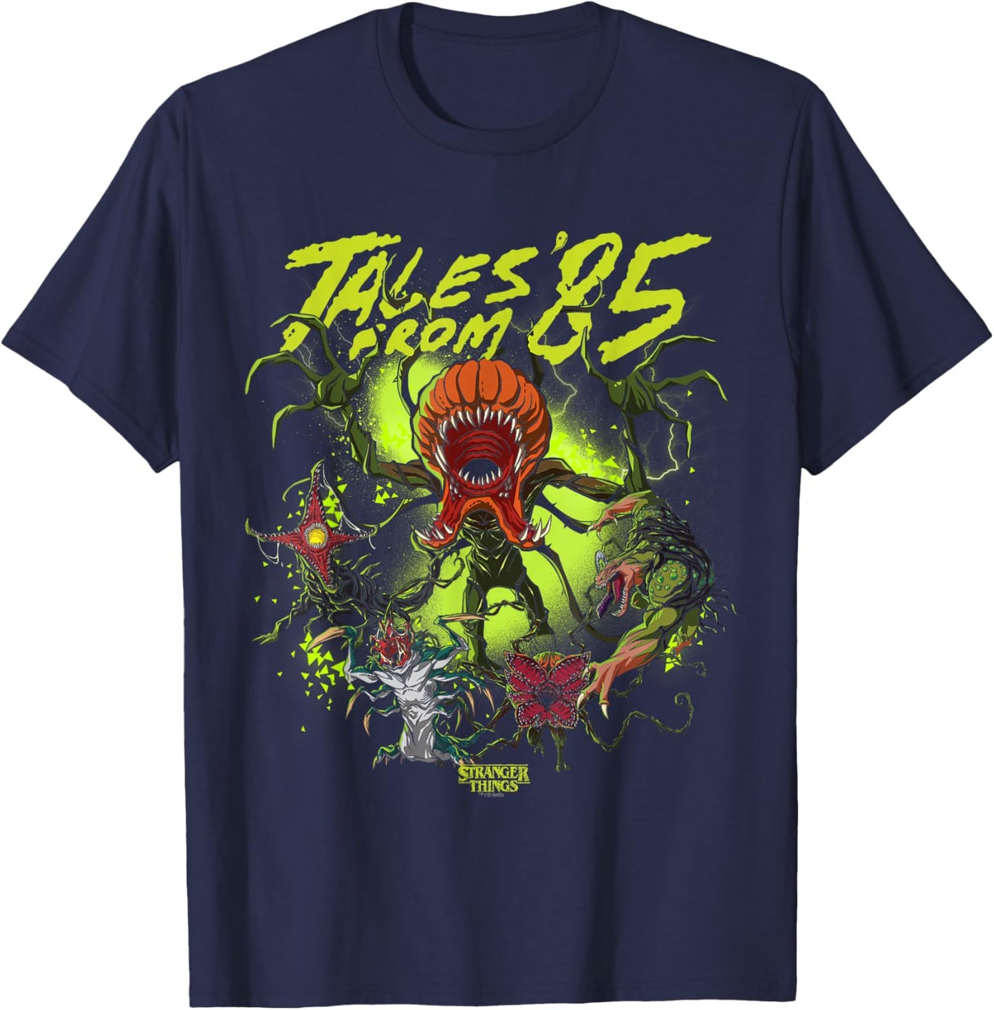 Stranger Things Tales from ‘85 Officially Licensed T-Shirt - T-Shirt | Navy