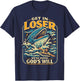 Jonah & Whale Bible, Get in Loser We're Doing God's Will T-Shirt - T-Shirt | Navy