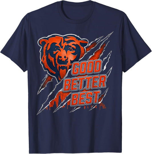 Good Better Best Motivational Men Women T-Shirt - T-Shirt | Navy