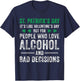 St Patrick's Day Like Valentine's But Saint Pattys Men Women T-Shirt - T-Shirt | Navy