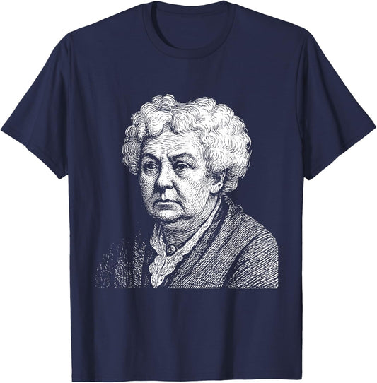 Elizabeth Cady Stanton, American Writer and Activist T-Shirt - T-Shirt | Navy