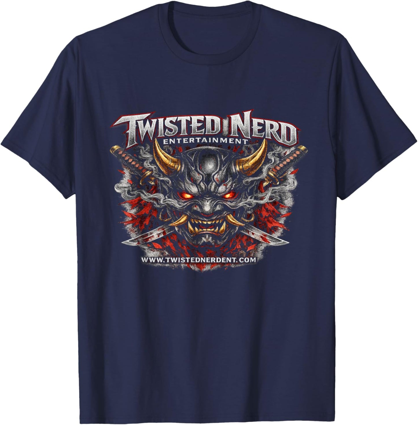 TNE Warrior Hannya T-Shirt - T-Shirt | Navy