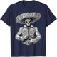 Elegant Lucha Libre Charro T-Shirt - T-Shirt | Navy