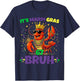 Its Mardi Gras 67 Bruh Crayfish Six Seven Meme Crawfish Bruh T-Shirt - T-Shirt | Navy