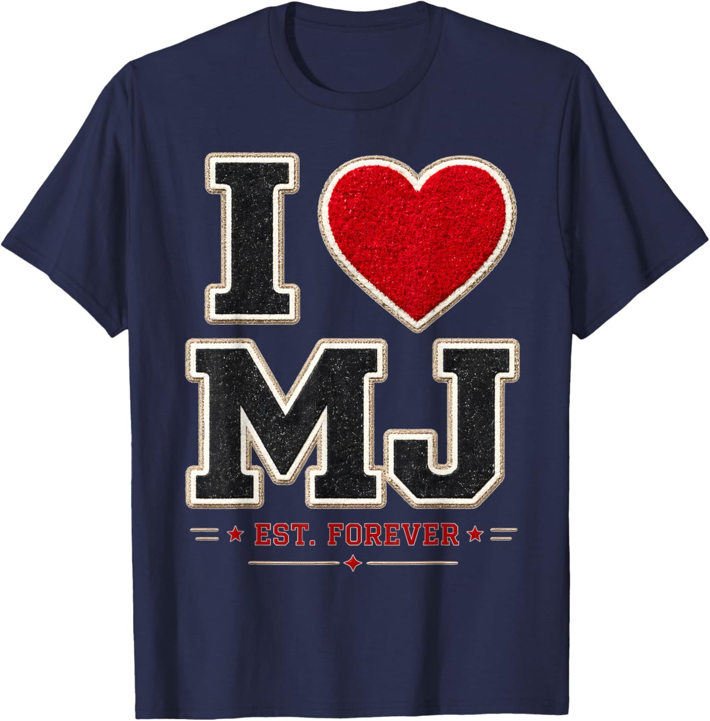 Shirt, I Heart MJ T-Shirt - T-Shirt | Navy
