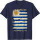 Uruguay Flag Uruguayan Pride T-Shirt - T-Shirt | Navy
