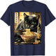 Funny Ramen Cat Noodle Lovers Anime Otaku T-Shirt - T-Shirt | Navy