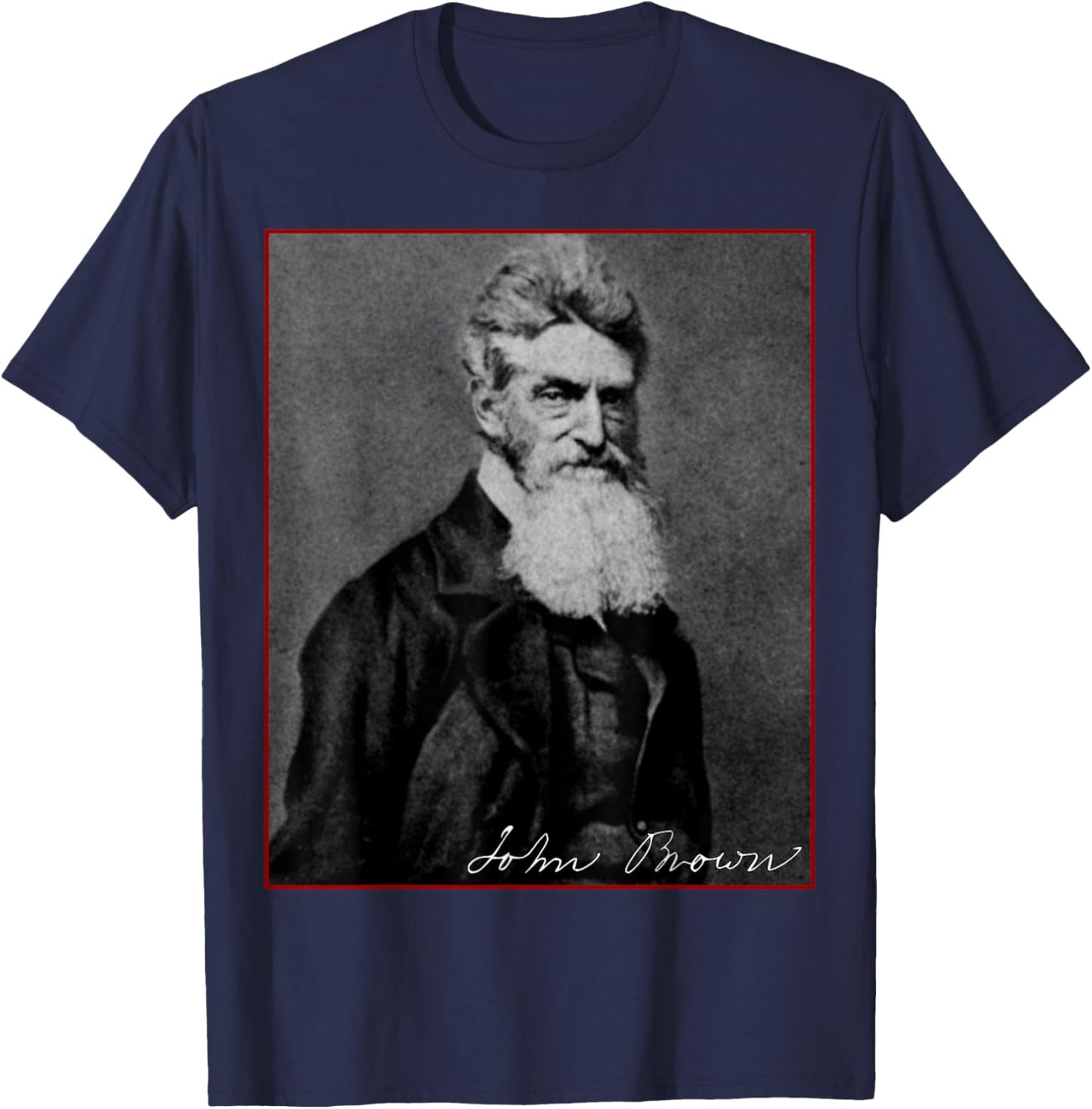 John Brown Abolitionist American History Protest No Kings T-Shirt - T-Shirt | Navy