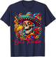 Cinco De Mayo Let's Fiesta Skeleton Skull Taco Men Women Kid T-Shirt - T-Shirt | Navy