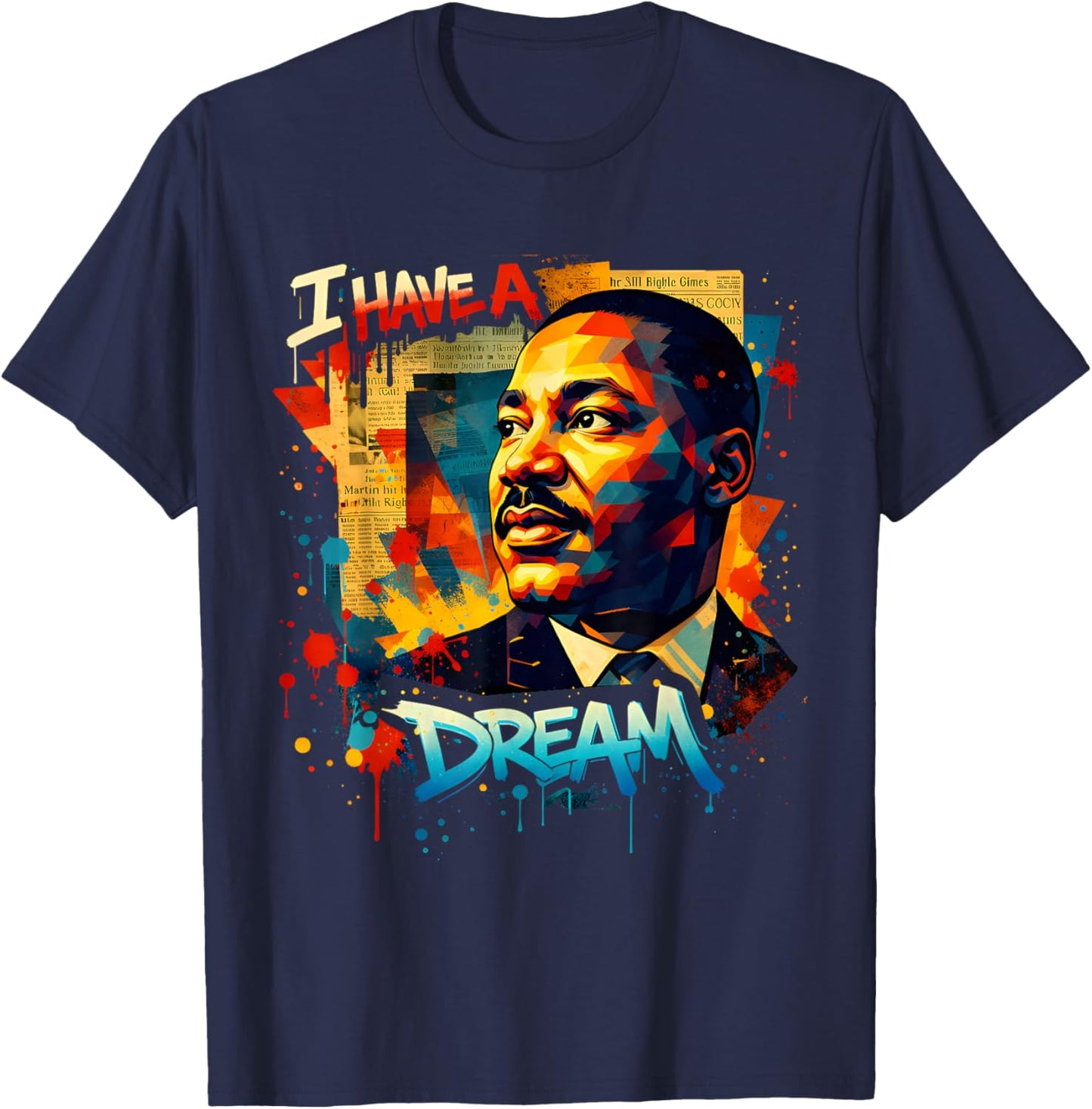 African American Black History Month T-Shirt - T-Shirt | Navy