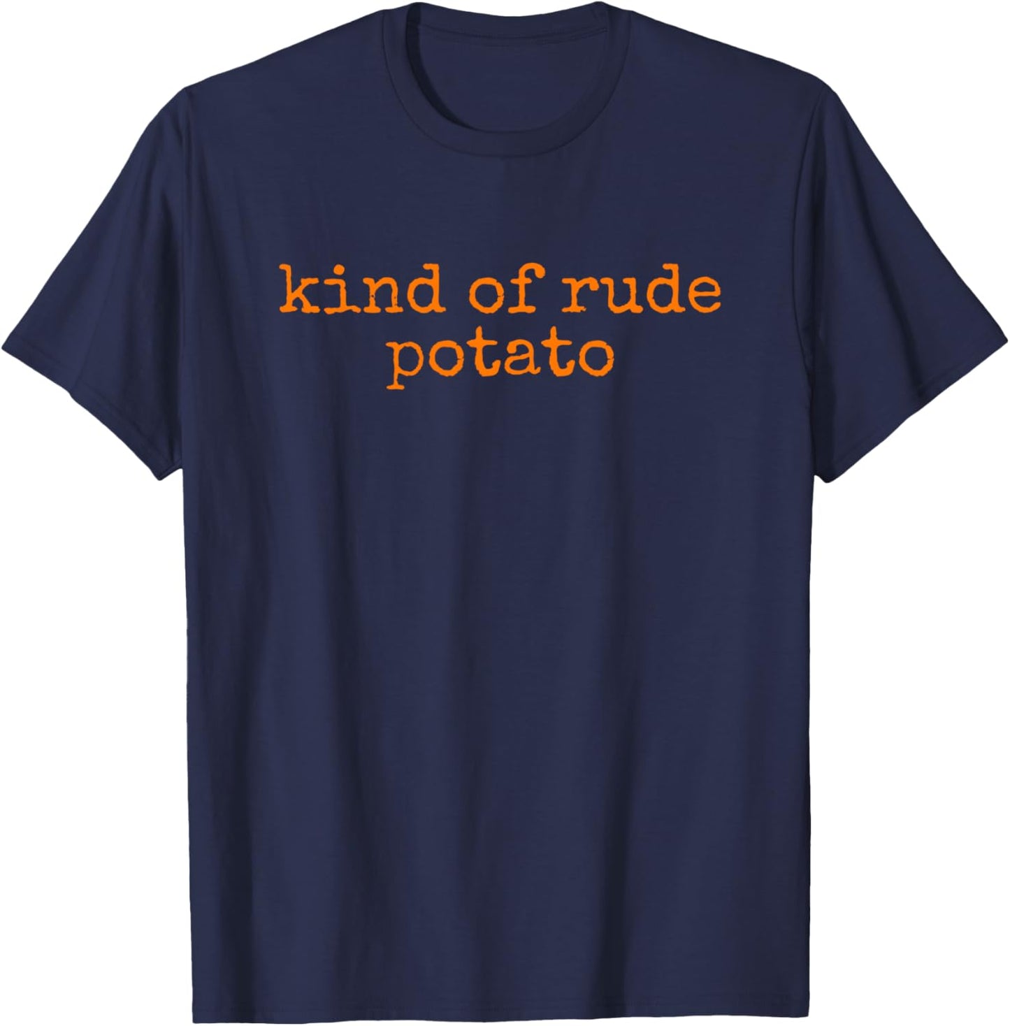 Sweet Potato and Kind Of Rude Potato T-Shirt - T-Shirt | Navy