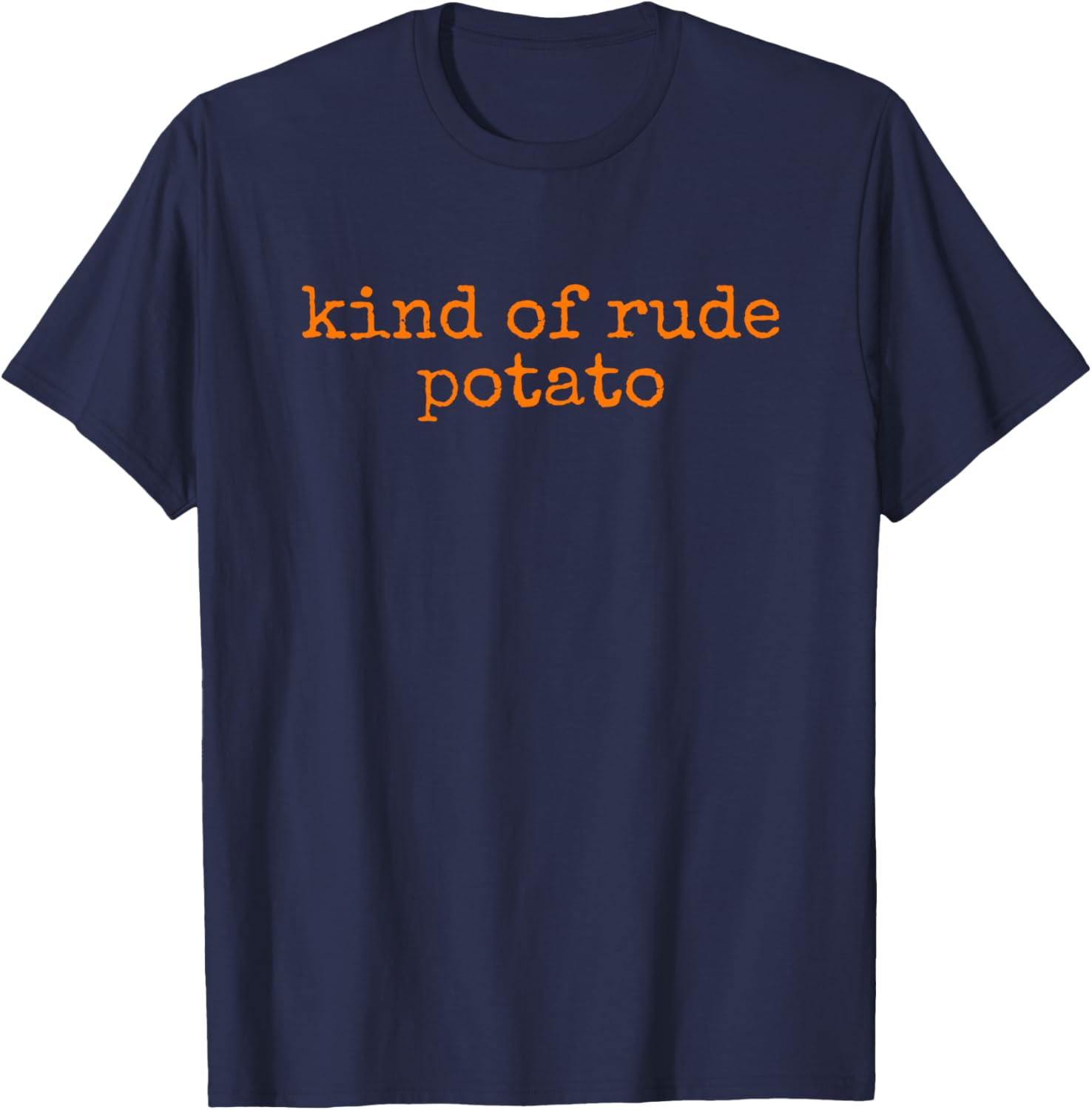 Sweet Potato and Kind Of Rude Potato T-Shirt - T-Shirt | Navy