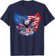 250 Years American 250th Anniversary US USA Flag 4th of July T-Shirt - T-Shirt | Navy