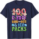 School Nurse 100 Days Band Aids Ice Packs 100 Days of School T-Shirt - T-Shirt | Navy