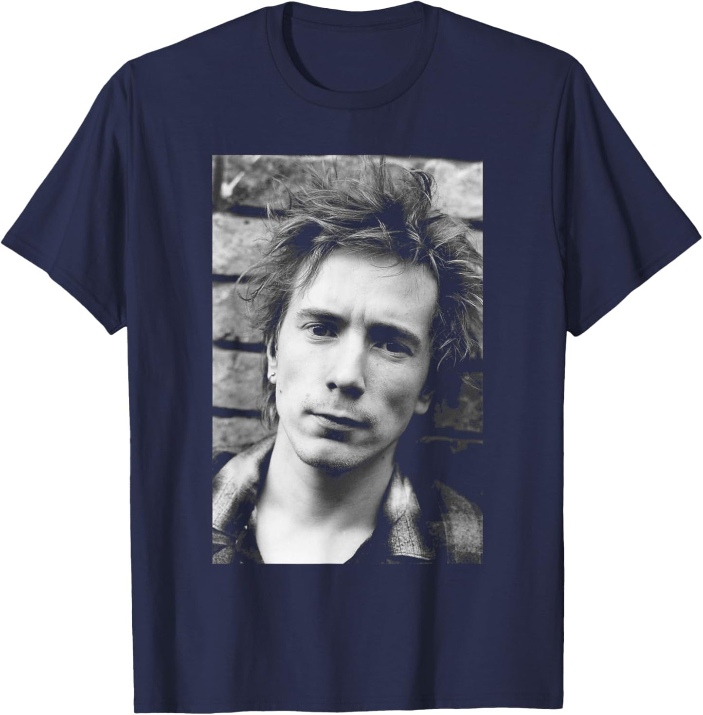 John Lydon Sex Pistols Singer Johnny Rotten Public Image Ltd T-Shirt - T-Shirt | Navy