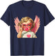 Vintage Cupid Blowing Bubble Gum Heart Sunglasses Valentines T-Shirt - T-Shirt | Navy