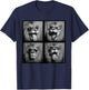 Funny Lion Sunglasses T-Shirt - T-Shirt | Navy