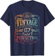 Vintage 1959 Limited Edition Shirt 67 Year Old 67th Birthday T-Shirt - T-Shirt | Navy