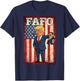 Funny Fafo Trump Fafo American USA Women T-Shirt - T-Shirt | Navy