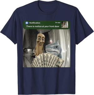 Tung Tung Tung Sahur Tralalero Tralala Meme Brainrot Gifts T-Shirt - T-Shirt | Navy