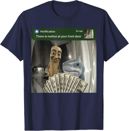 Tung Tung Tung Sahur Tralalero Tralala Meme Brainrot Gifts T-Shirt - T-Shirt | Navy