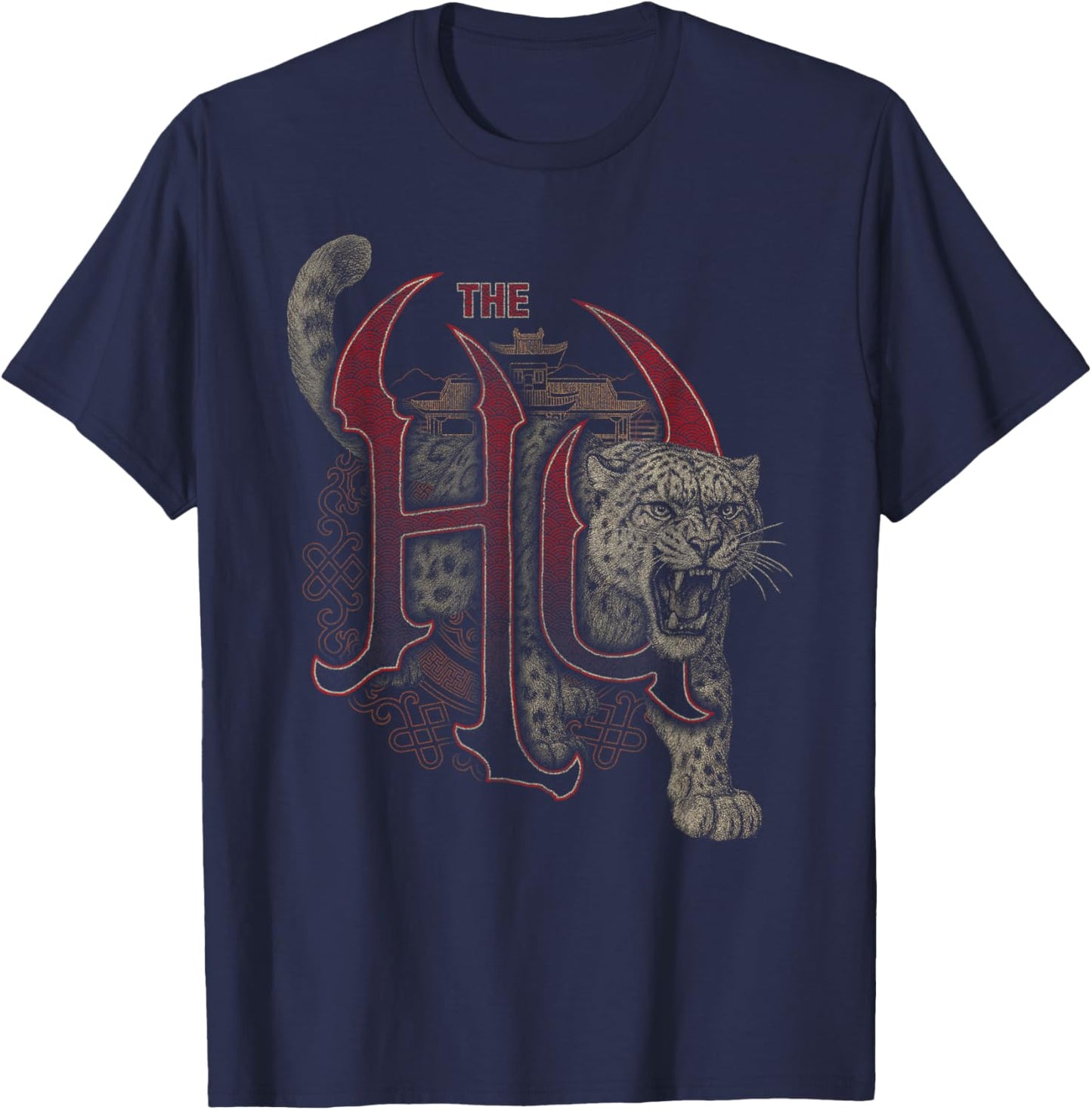The Hu Snow Leopard T-Shirt - T-Shirt | Navy