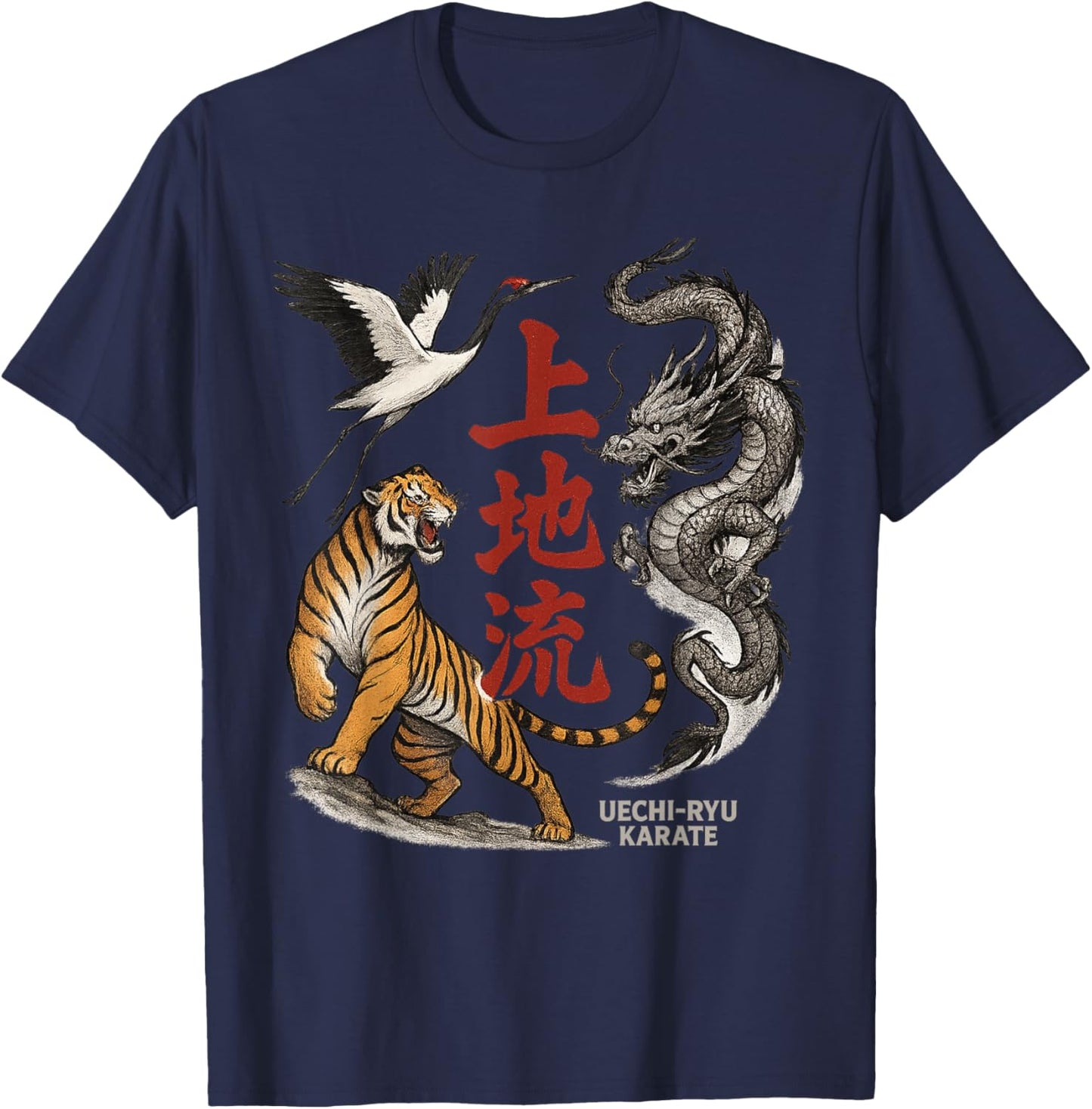 Uechi Ryu Karate T-Shirt - T-Shirt | Navy