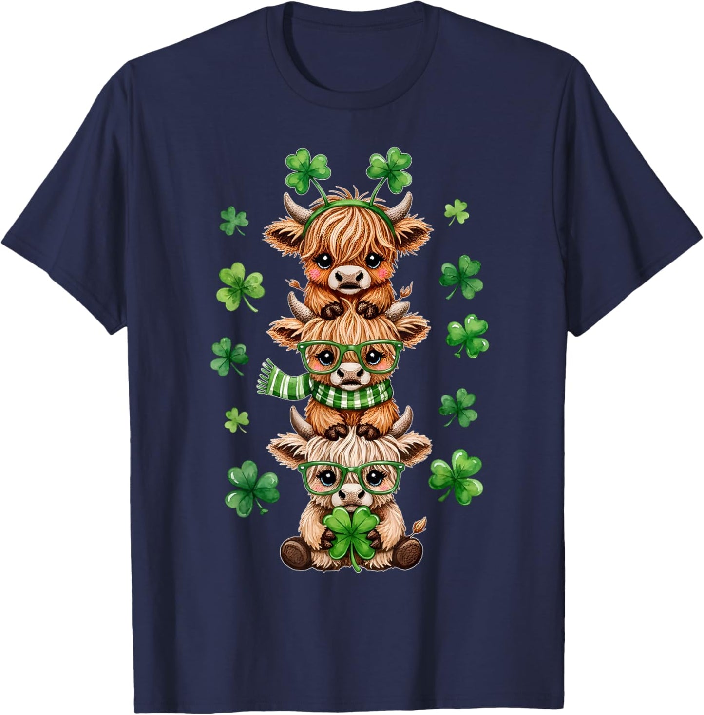 Lucky Cow T-Shirt - T-Shirt | Navy