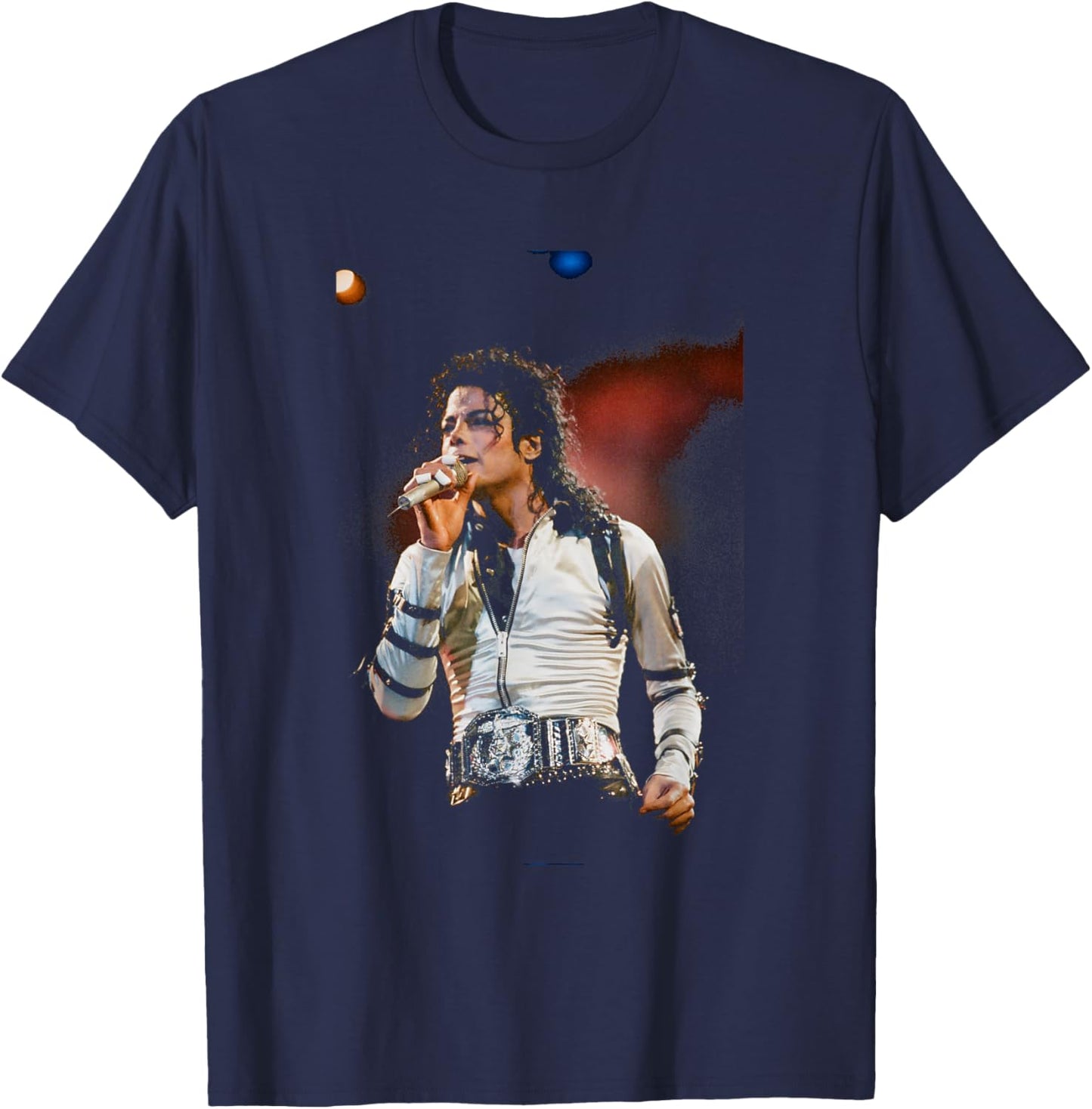 Michael Jackson Sings Live Bad Tour 1988 T-Shirt - T-Shirt | Navy