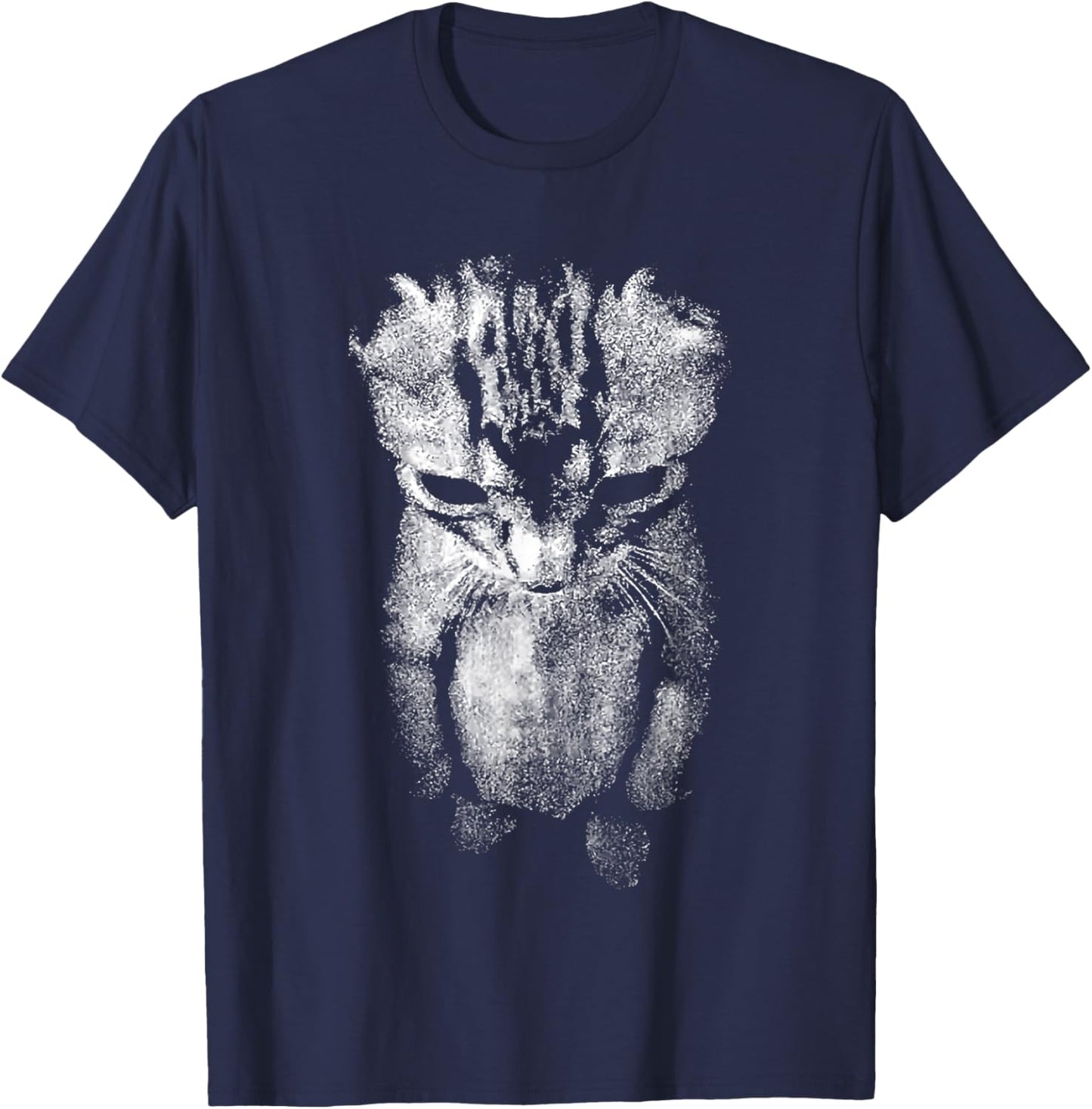 sad Kitten Meme T-Shirt - T-Shirt | Navy