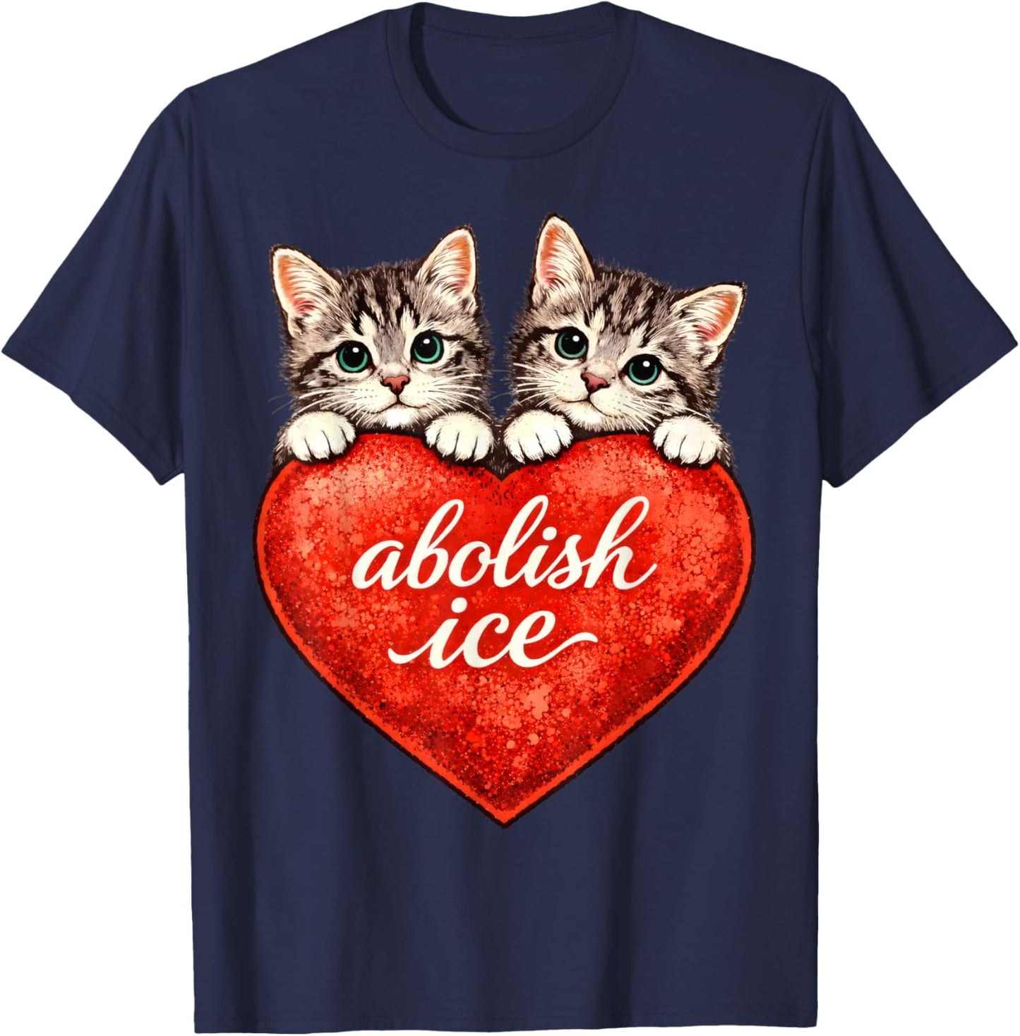Abolish Ice T-Shirt - T-Shirt | Navy