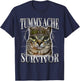 Cats Tummy Ache Survivor Shirt - Cats Tummy Ache Survivor T-Shirt - T-Shirt | Navy