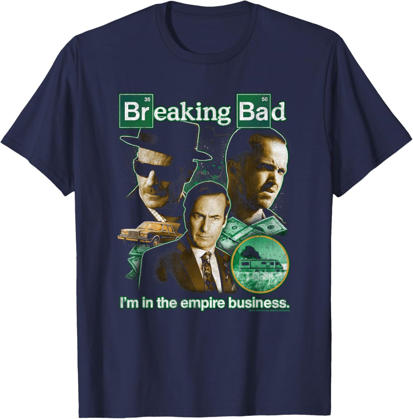 Breaking Bad I'm in The Empire Business Collage TV Show T-Shirt - T-Shirt | Navy