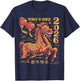 Chinese New Year 2026 Year of The Horse 2026 Lunar New Year T-Shirt - T-Shirt | Navy