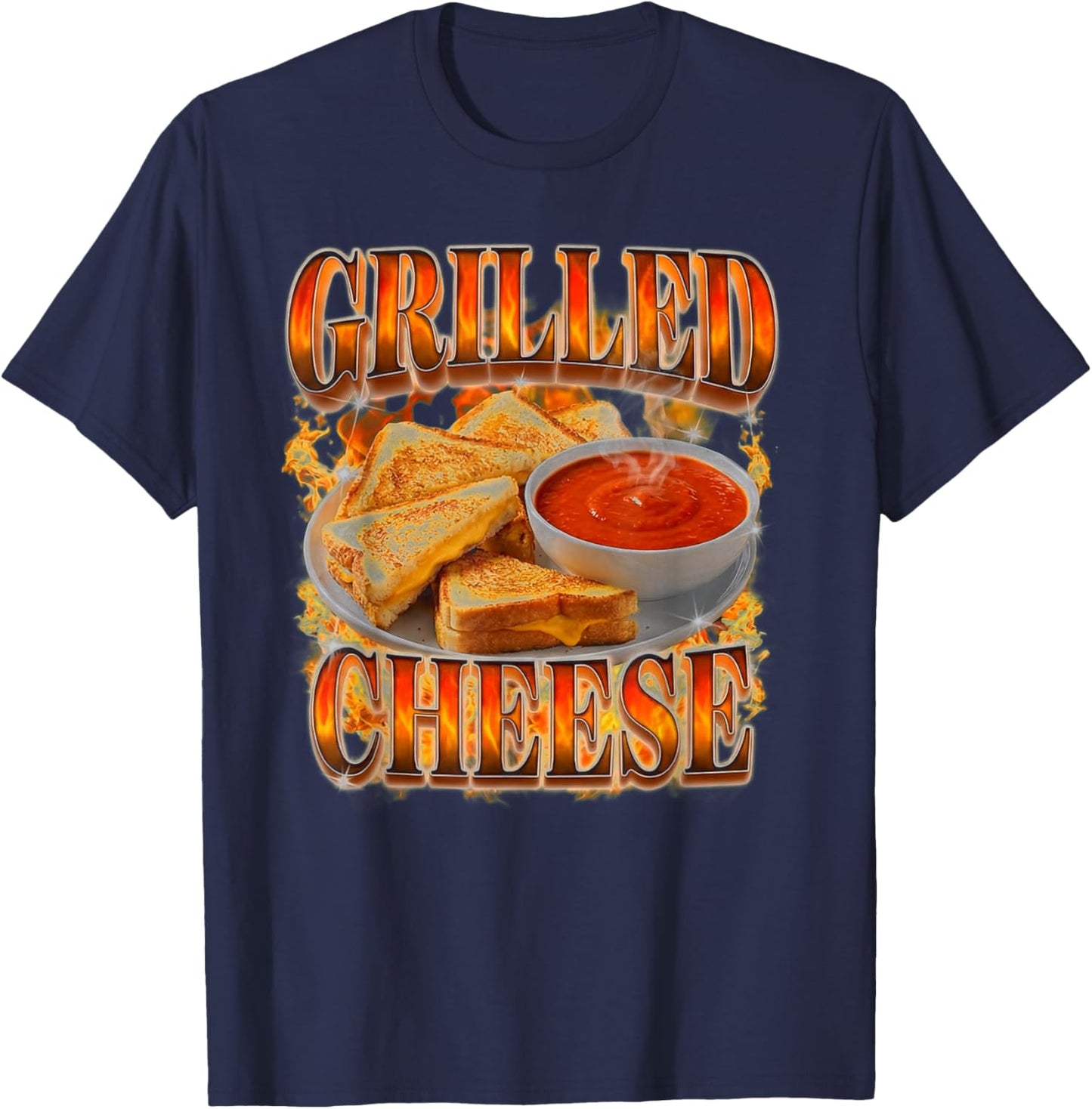 Grilled Cheese Grilled Cheese Sandwich Maker T-Shirt - T-Shirt | Navy