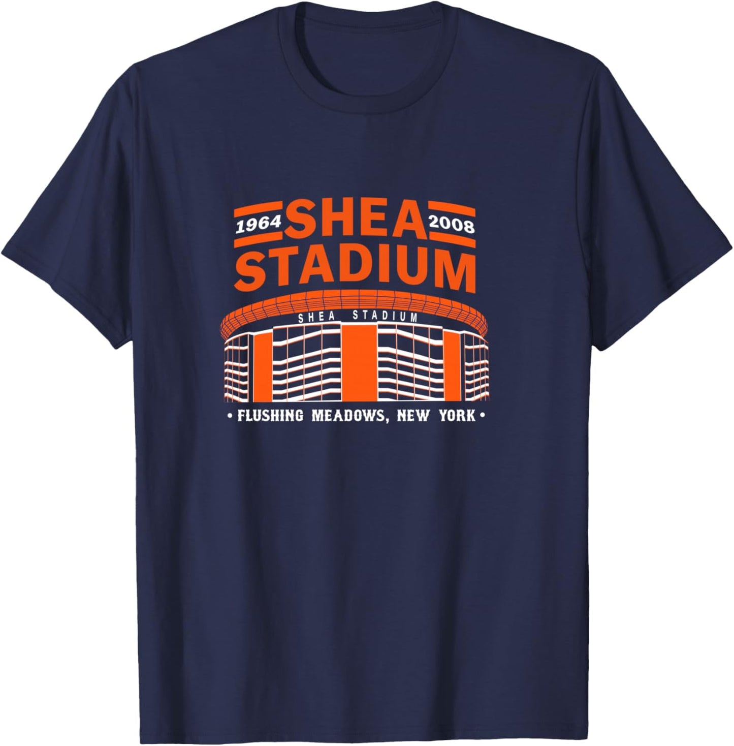 Shea Stadium New York Classic T-Shirt - T-Shirt | Navy