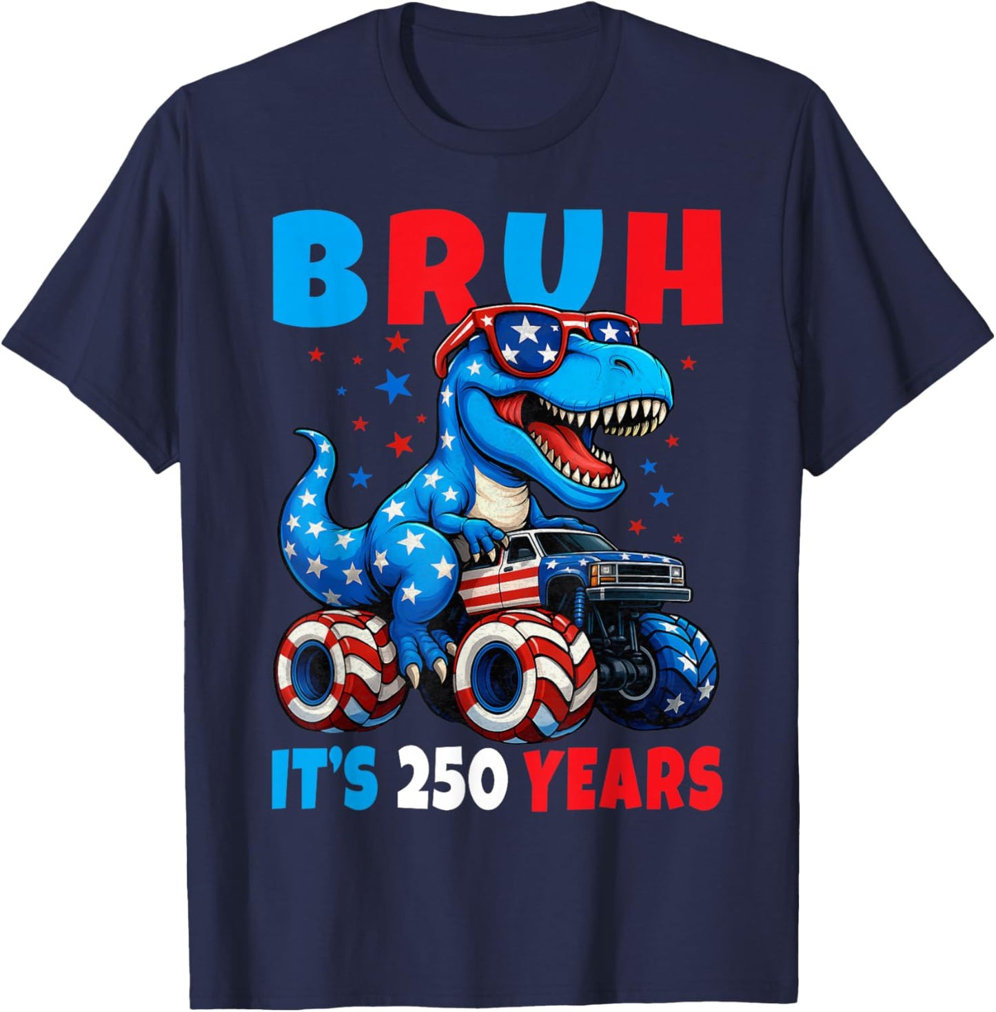 250 Years 1776 2026 USA 250th Anniversary 4th of July Boys T-Shirt - T-Shirt | Navy