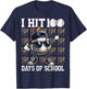 100 Days of School Boys Kids 100th Day Balls Baseball Kids T-Shirt - T-Shirt | Navy