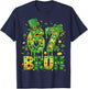 Six Seven Bruh St Patricks Day Boys Kids 67 St Paddys Day T-Shirt - T-Shirt | Navy