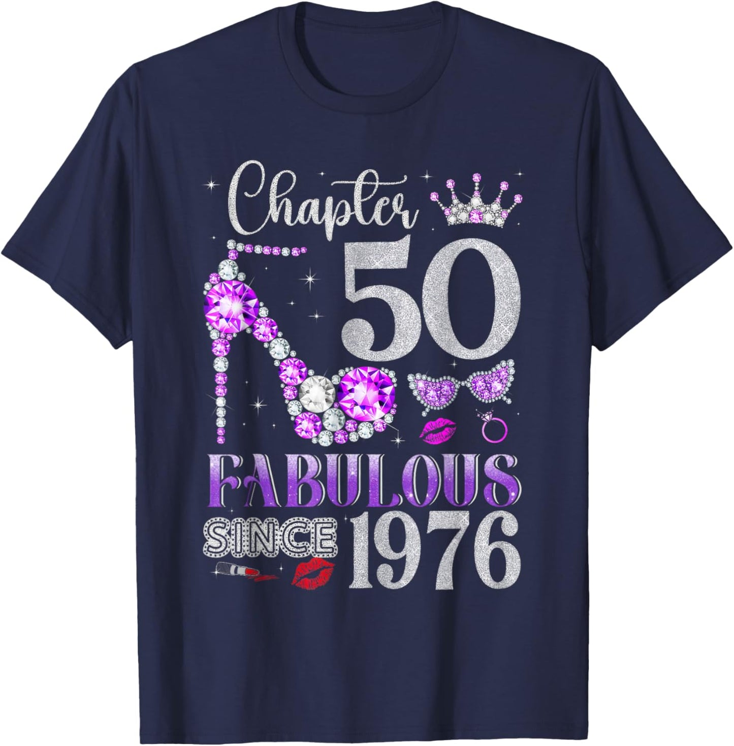 50th Birthday Women T-Shirt - T-Shirt | Navy