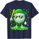 Funny Drip Dripping Baseball Shamrock Men Boy Kid Shirts T-Shirt - T-Shirt | Navy
