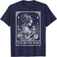 The Betta Mom Betta Fish Aquarium Aquarist Tarot Card Witchy T-Shirt - T-Shirt | Navy
