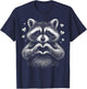 Cute Raccoon Heart Love Valentine Gift Women Kid T-Shirt - T-Shirt | Navy