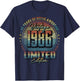 Vintage 1986 Limited Edition Shirt 40 Year Old 40th Birthday T-Shirt - T-Shirt | Navy