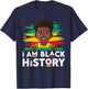 I Am Black History African Boys Black History Month Kids T-Shirt - T-Shirt | Navy